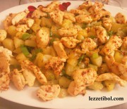 Tavuklu Patates Salatası